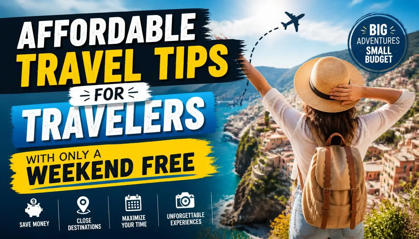 Affordable Travel Tips for Travelers With Only a Weekend Free
