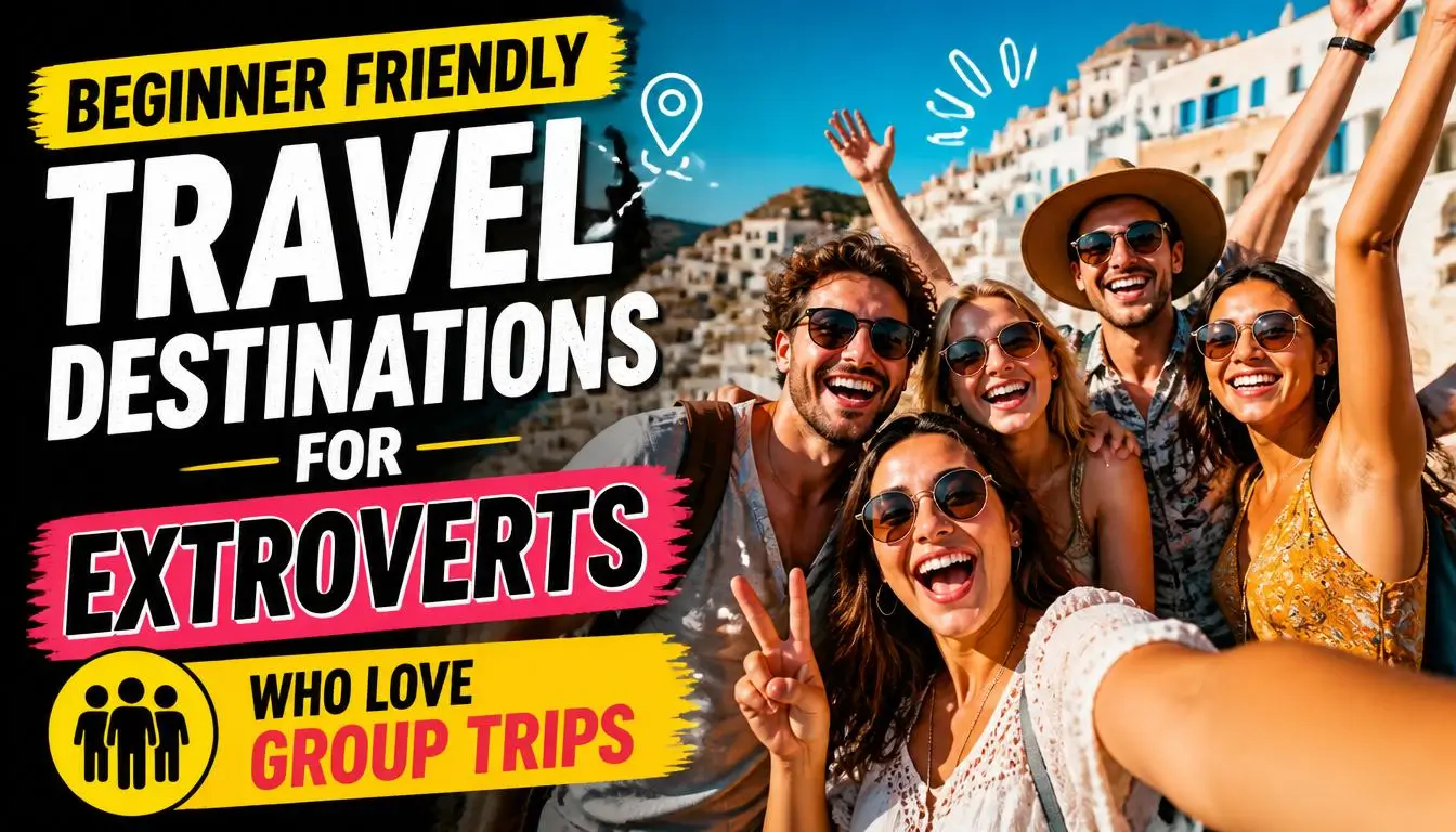 Beginner Friendly Travel Destinations for Extroverts Who Love Group Trips