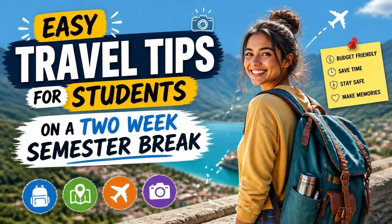 Easy Travel Tips for Students on a Two Week Semester Break
