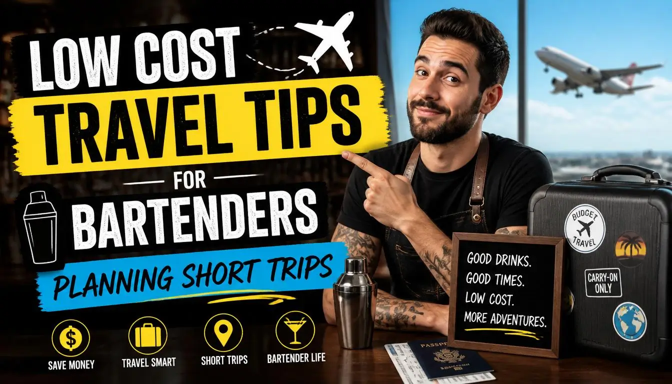 Low Cost Travel Tips for Bartenders Planning Short Trips