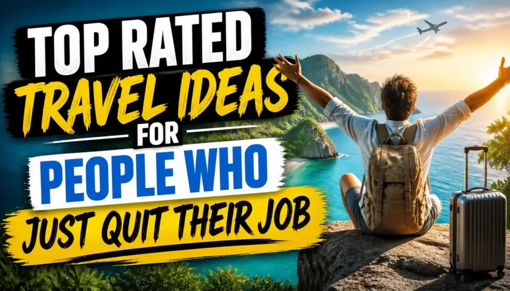 Top Rated Travel Ideas for People Who Just Quit Their Job