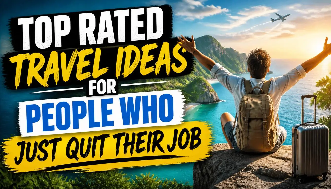 Top Rated Travel Ideas for People Who Just Quit Their Job